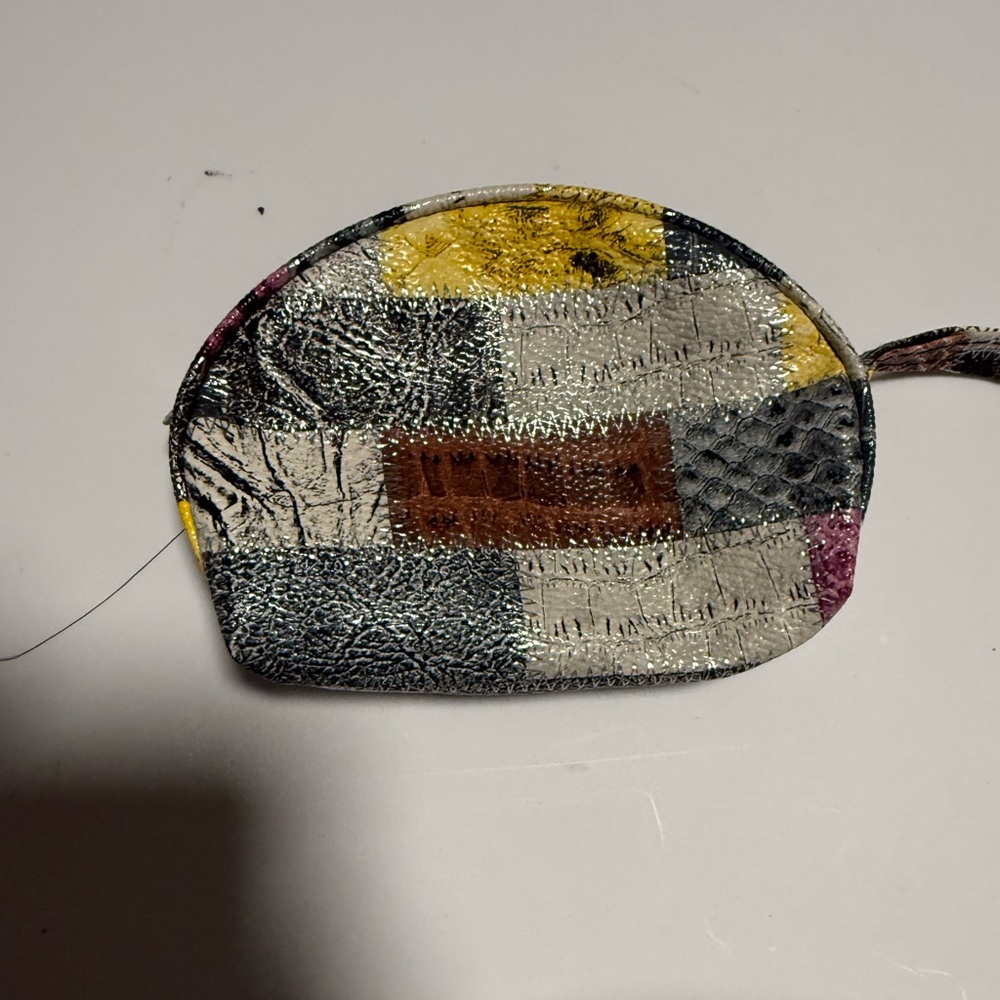 Patchwork Leather Women's Clutch